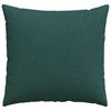 Sofa Cushions 2 pcs Dark Green 45 x 45 cm Fabric