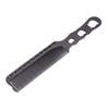 Metal Hair Comb Aluminum Fine Tooth Hair Cutting Flat Top Clipper Comb for Professional Stylists and Barbers
