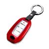 Car Key Fob Cover Case Holder with Chain Red ABS Fit for In-finiti Q50 Q60 QX50 QX55 QX60
