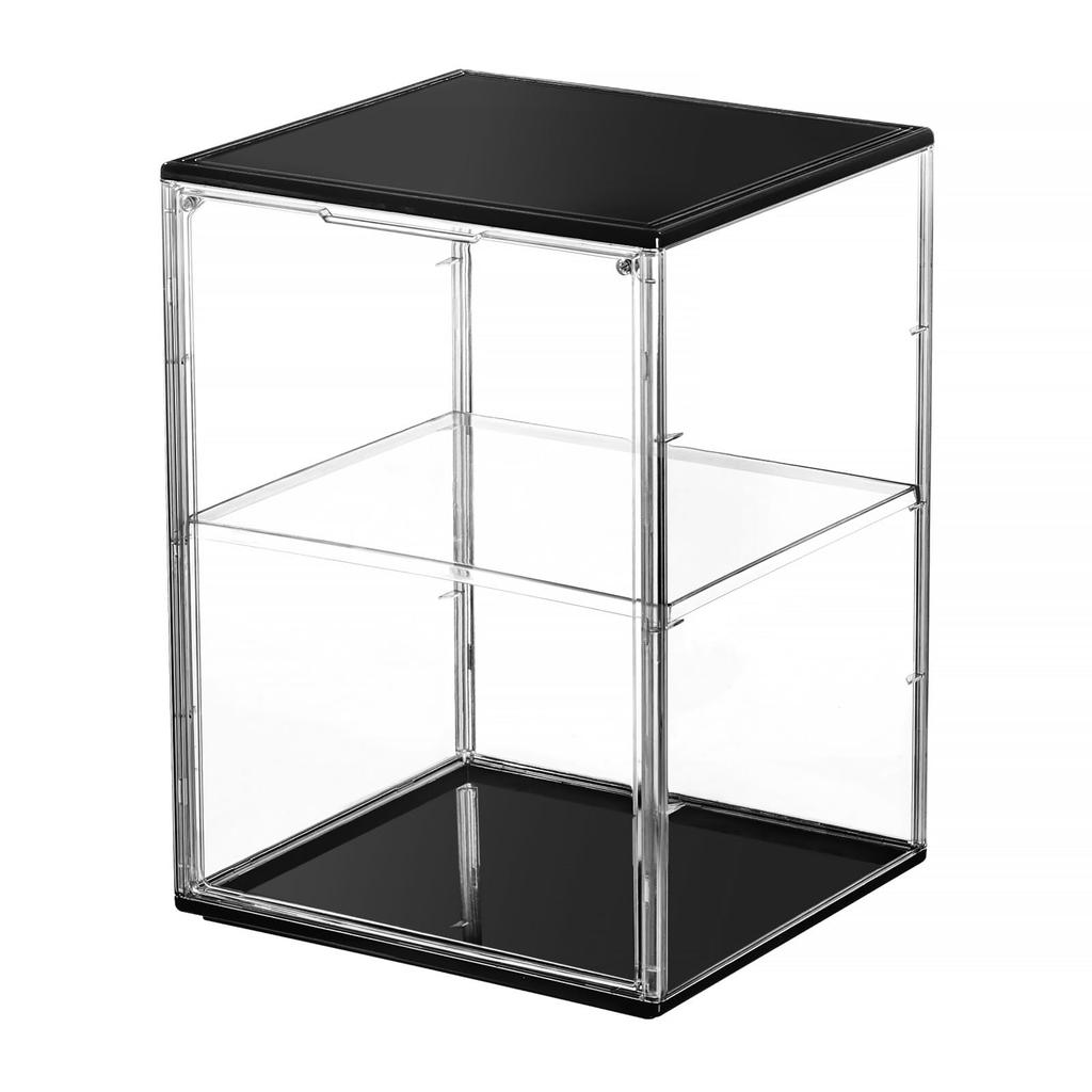 Hachibanya Figure Transparent Display Case with Magnetic Collection Wide x 25cm Deep x 40cm Clear x One Piece Case, Storage, Door, Case, Stackable,
