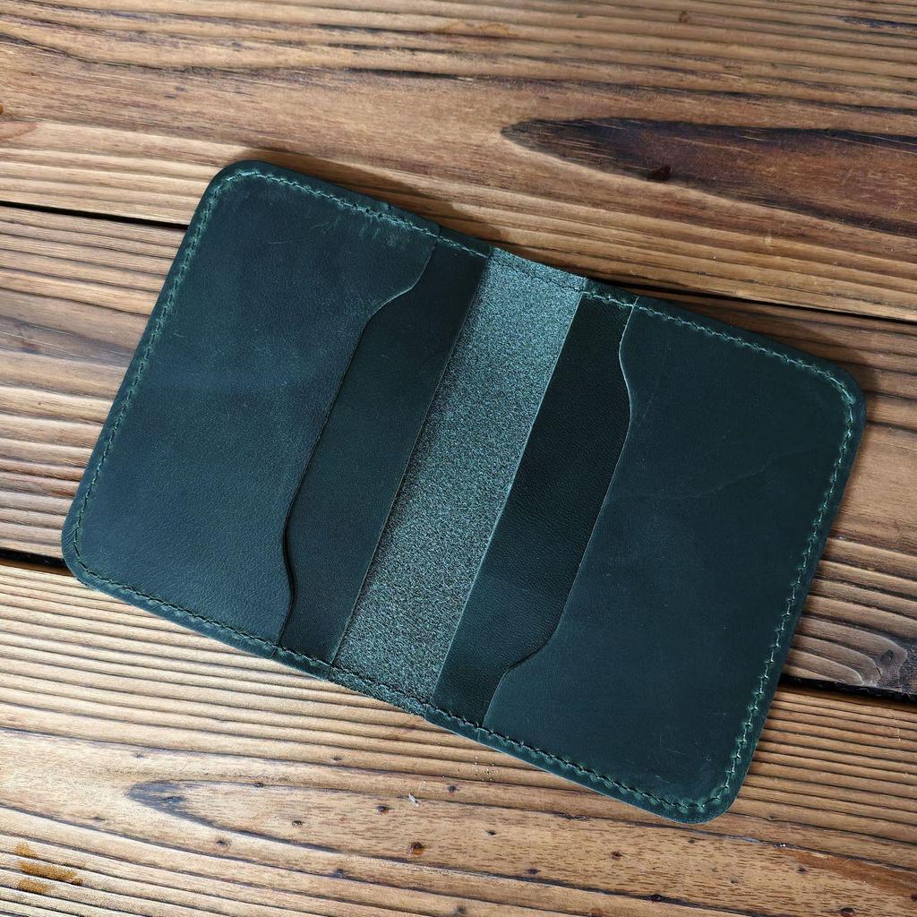 NT Retro Crazy Horse Leather Multi-Card Clutch: Unisex ID & Card Holder Wallet