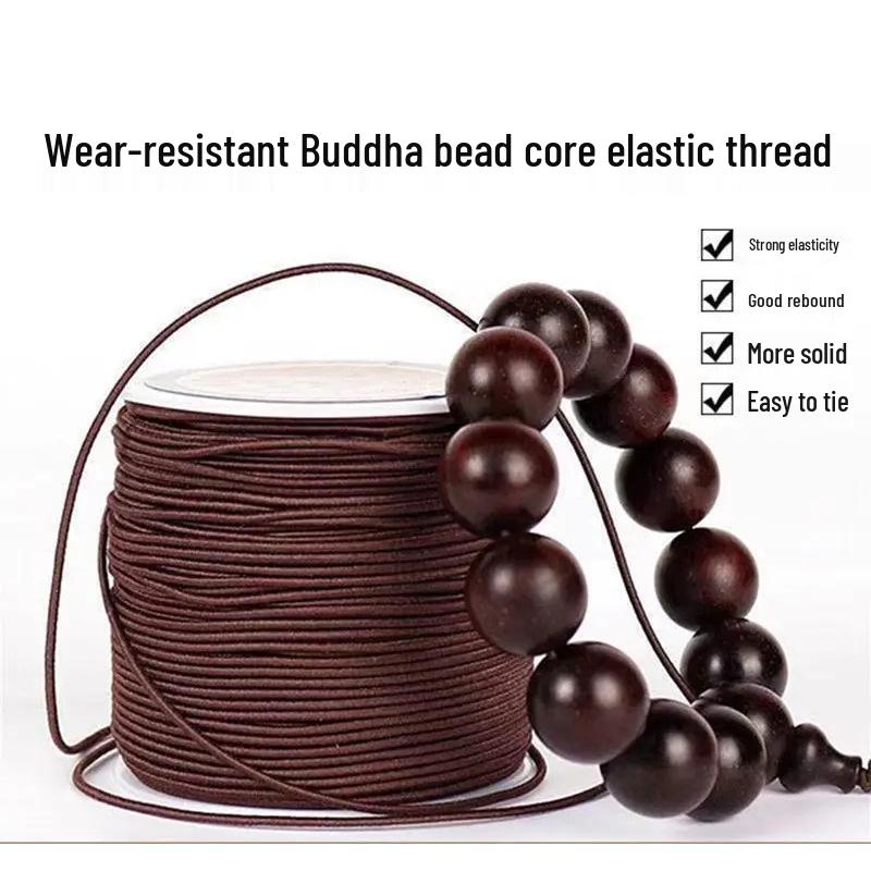 Free Shipping - High Elasticity Beading Cord: Extra Thick, Wear-Resistant Elastic Rope for Buddhist Beads Bracelet.