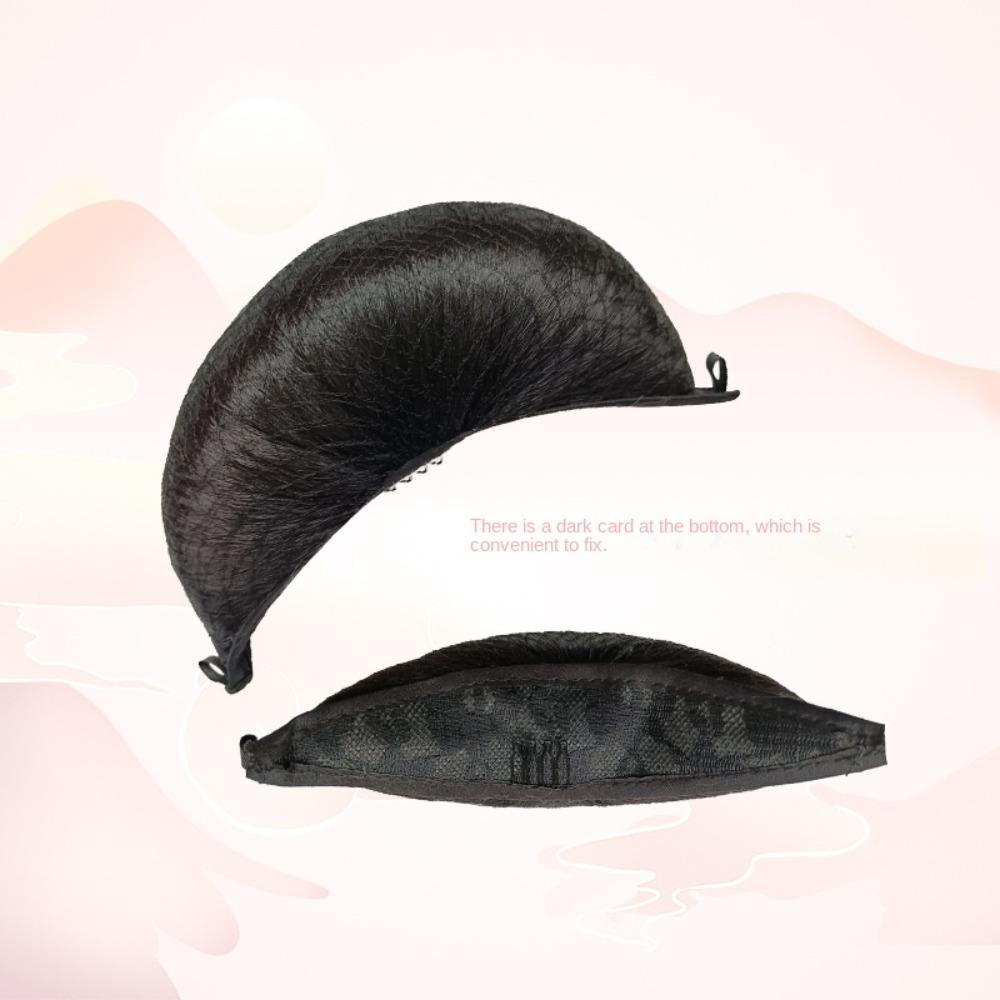 Headdress Retro Hair Pad Croissant Chignon Fairy Wig Bag Hanfu Cosplay Hair Bun Horns Hairpins