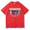 Film Horror Suspense The Blair Witch Project Mugshot Mancante T-shirt Uomo Donna Moda Vintage T-shirt Maschio Puro Cotone T-shirt