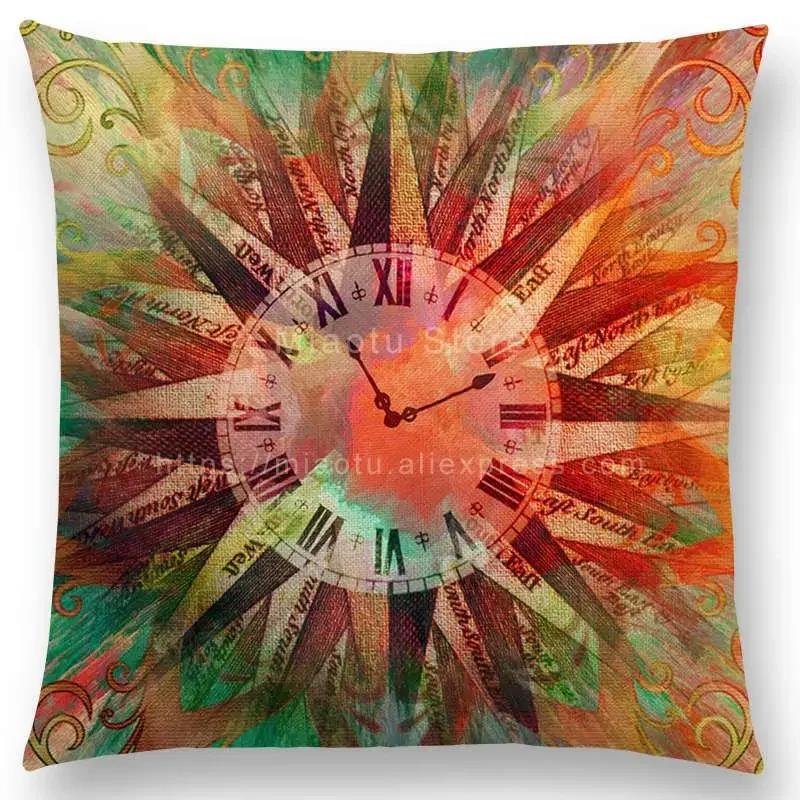New Dreamy Emerald Spirit Flower Pillow Case Soul Mandala Elegant Flourish Floral Pattern Design Prints Retro Cushion Cover