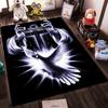 Crescent Cross & Dove Artwork Rug Non-slip Rug Suitable for Living Room and Bedroom Sofas.