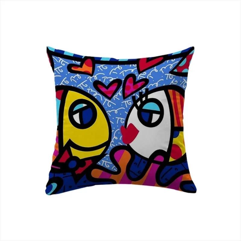 Luksuriøst Sofaputetrekk B-Britto Putetrekk Firkantet Putetrekk Hjemmetekstil Dakimakura Bryllupsgave