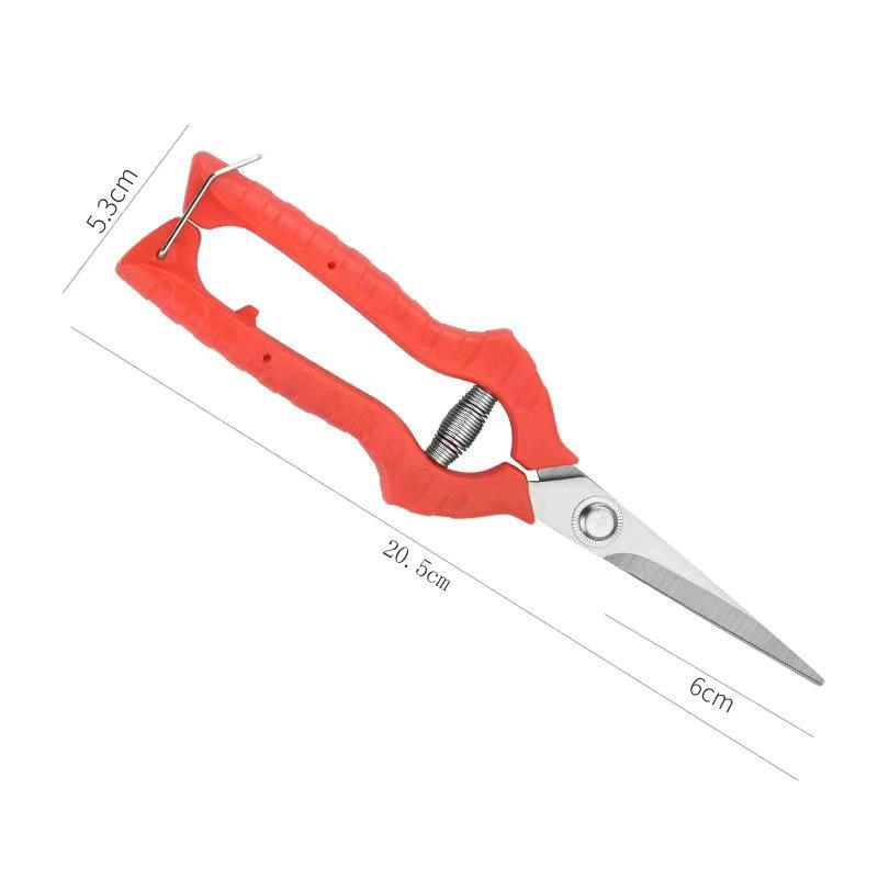 Stainless Steel Pruning Shears for Garden, Fruit Picking, Potted Plants, Grafting, and Harvesting