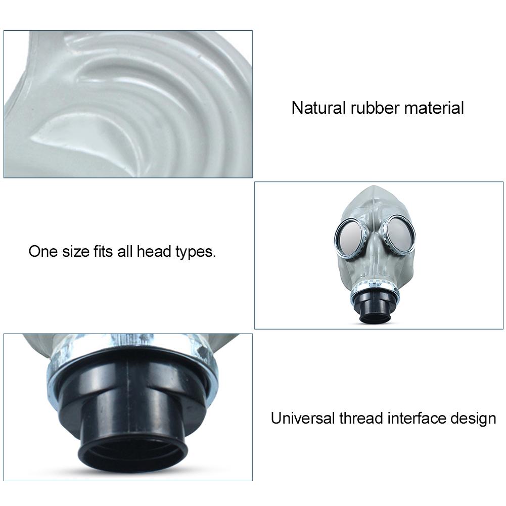 Full Face Respirator Head Cover Safety Mouth Muffle for Chemical Spray Painting Gas Defense(Respirator )