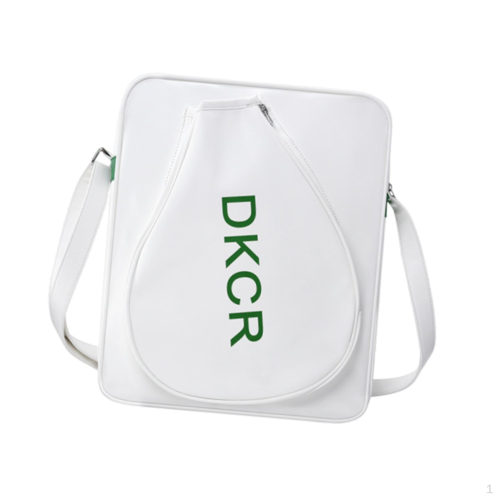 

Сумка для бадминтона, плечевая, органайзер для улицы, универсальная спортивная сумка-тоут для хранения белый