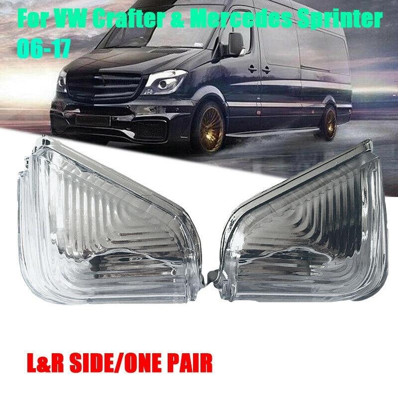 Wing Mirror Door Indicator Lens Pair Left & Right for Mercedes Sprinter 2006-2017