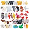 Small Animal Building Blocks Toy Set: Butterfly, Lobster, Crab, Chicken, Pig, Dog, Rabbit, Frog, Octopus, Sea Lion, Seagull & Bird