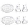 6pcs/set Replacement Silicone Duck Mouths & Diaphragms Rubber Duckbill Valves & Silicone Diaphragm Set for Breast Pump