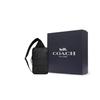 New COACH Sullivan Refined Pebbled Leather With Canvas Shoulder Bag Crossbody Bag Small Size Men's Charcoal Black C9867-QBMI5