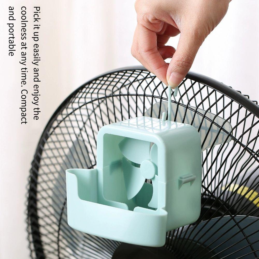 With Hanging Hook Ice Cube Storage Box Quickly Cooling Small Fans  Summer