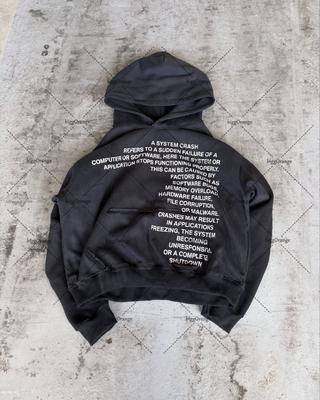 Street Hip-hop Punk Goth Letter Casual Loose Hoodie Men 2025 American New Retro Harajuku Y2 Koversized Sweatshirt Women