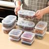1PC Healthy Plastic Food Container Portable Lunch Box Capacity Camping Picnic Food Fruit Container Storage Box for Kids Dinner
