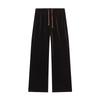 European & American Style Hooded Velvet Coat and Wide-Leg Pants - Autumn Collection