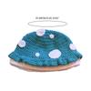 Unique Crocheted Hat Funny Mushroom Crocheted Hat Large Cap for Women Men Picture Props Cap Halloween Party