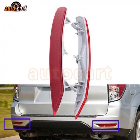 2Pcs Rear Bumper Reflector Lamp For 09-18 Subaru Forester 84281SC010, 84281SC000