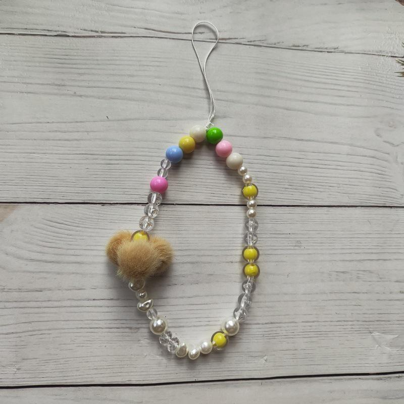 

Creative Cartoon Beaded Phone Lanyard & Anti-Drop Phone Chain Pendant