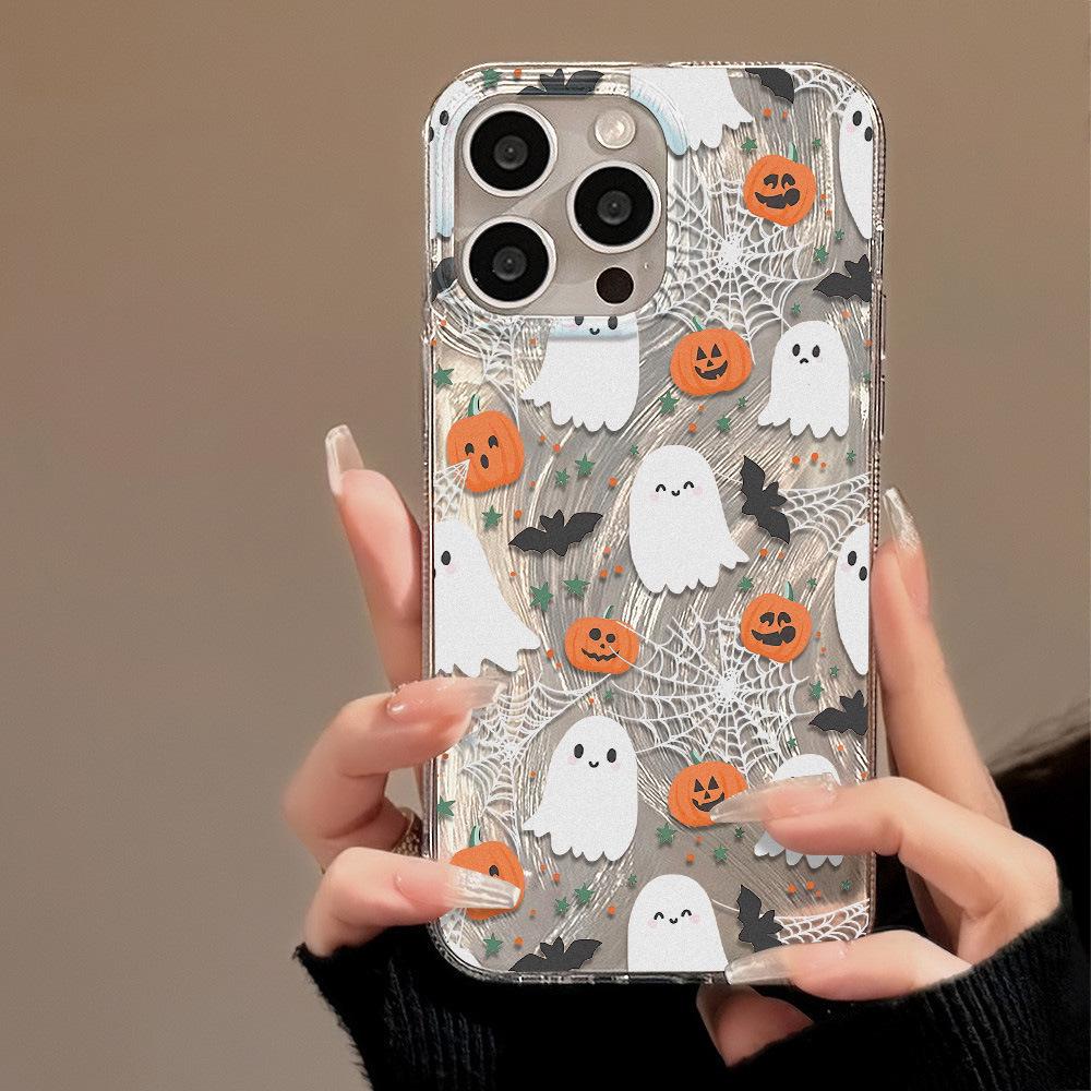 

iPhone 17 Pro Max Halloween Ghost Case, Full Wrap 13th Gen, Apple 16IMD iPhone 11