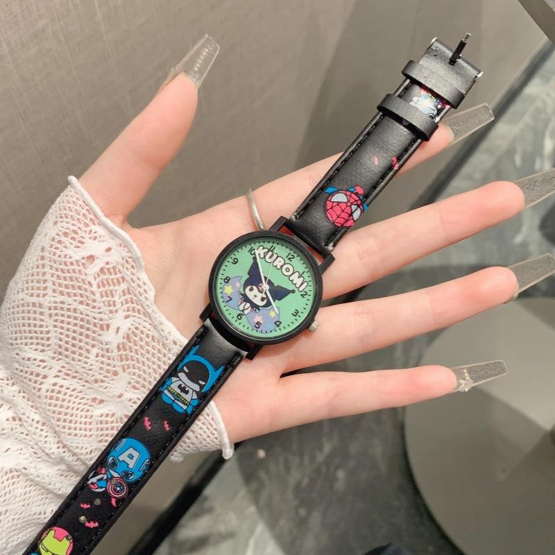 High-Value Animation Cartoon Children Cute Boy Girl Belt Quartz Watch Generation