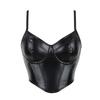 Damen Fischgräten Push-Up Korsett Bustier Shapewear Top