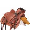 Rough Out Western Leather A Fork Wade Tree Roping Ranch Horse Saddle