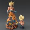 Jt Statue Dragon Ball Z Son Goku Figure Replaceable Heads Led Base Super Saiyan Goku Action Figures Set Mode Playthings Gifts