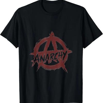 Classic Punk Rock Anarchy Symbol T-Shirt