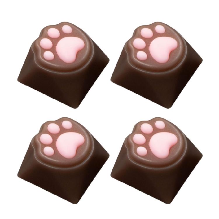 Color Resin Kitten Keycap for Mechanical Keyboards Perfectly Gift for Gamers and Keyboards Customizers