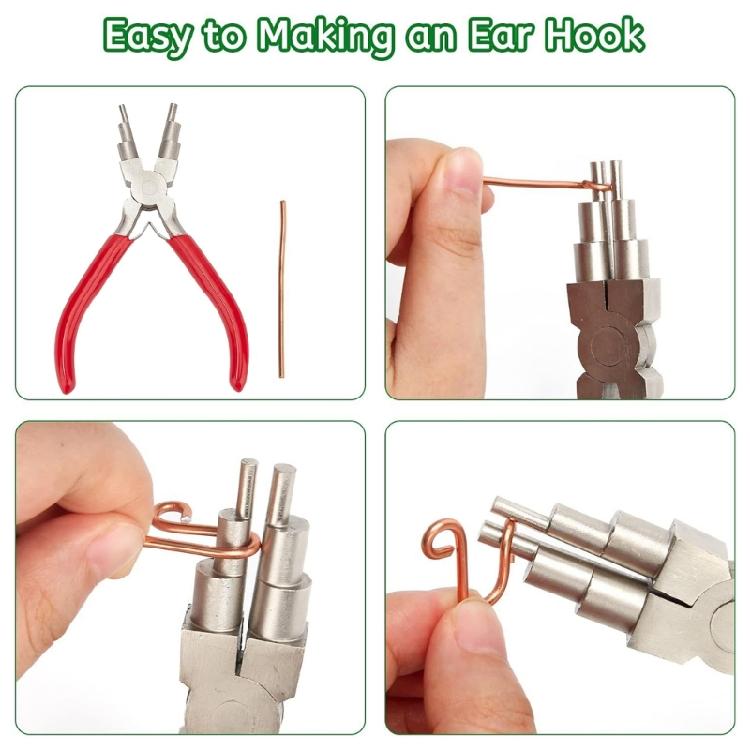 Handy and Practical Jewelry Pliers with Double Spring for Artistic Projects