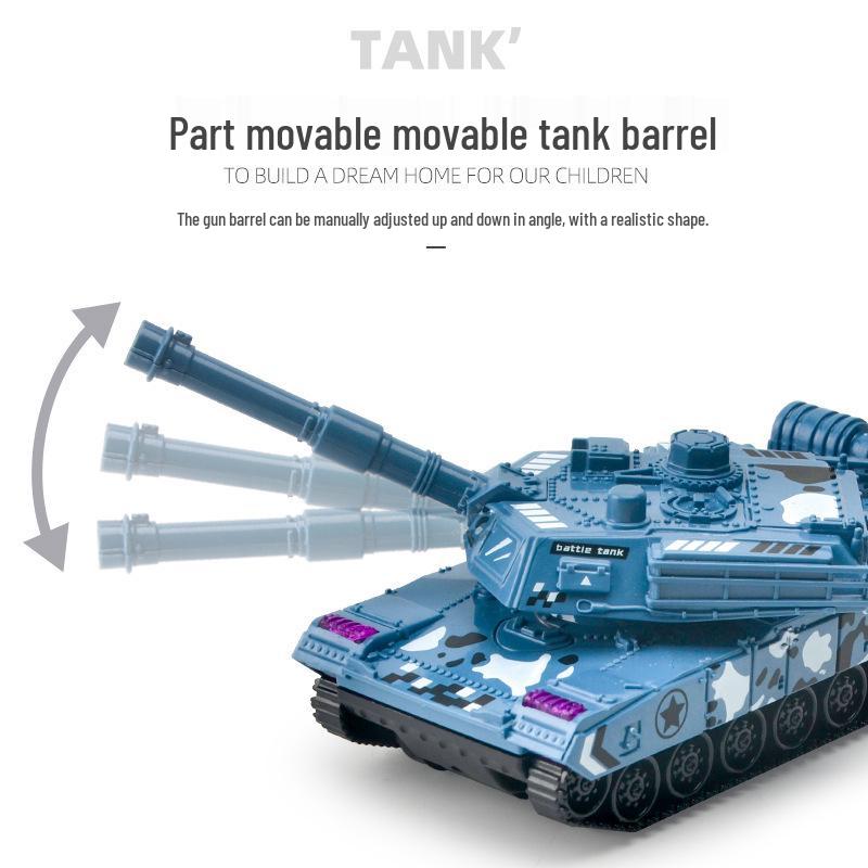 Children's Inertial Military Tank Toy