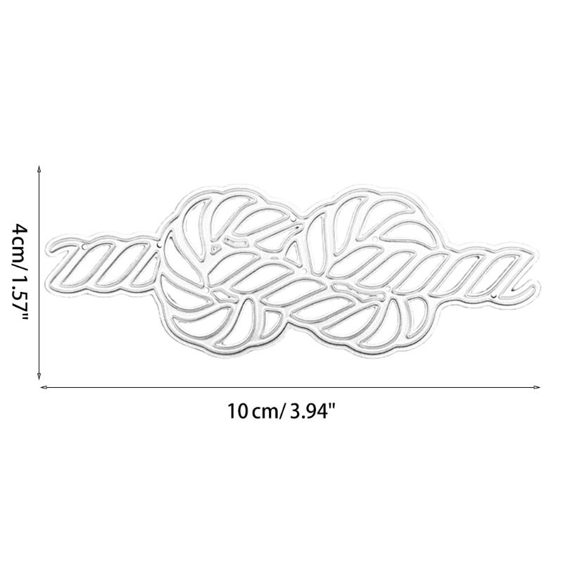 Creative Flat Knot Carbon Steel Die Cuts Rope Metal Cutting Dies Stencil-for DIY Scrapbooking Photo Embossing Mold-D