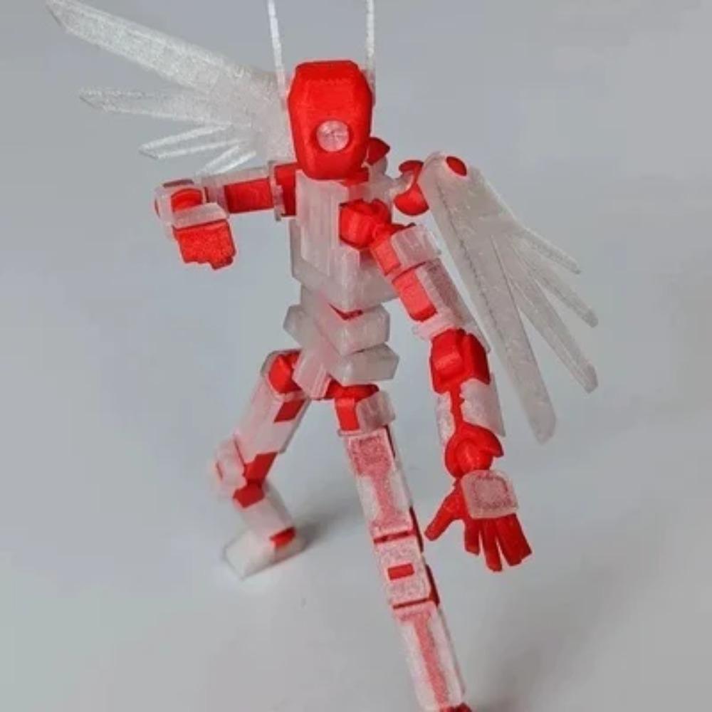 Multi-Jointed Movable Shapeshift Robot Lucky 13 Figure Toys 3D Printed Mannequin Dummy Figure Kids Adults Parent-children Game