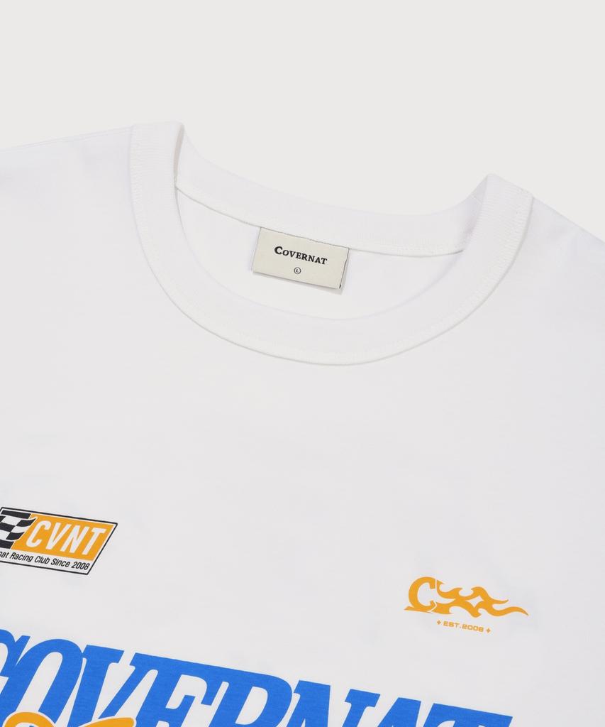 COVERNAT Racing Club Graphic Long Sleeve White