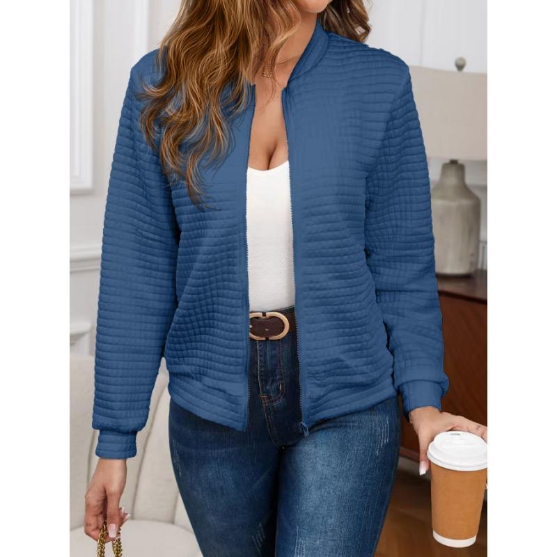 

YYFS Женская мода Повседневный однотонный принт Осень Зима Длинные рукава V-образный вырез Куртки и пальто XXL