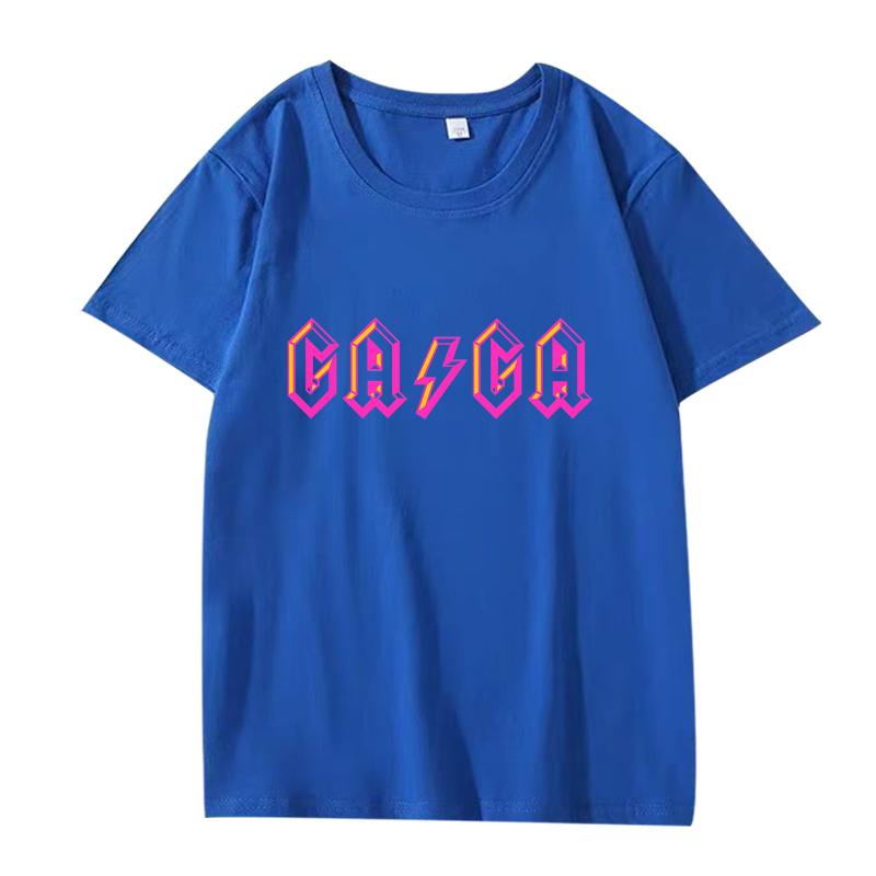 LADY GAGA Graphic T Shirt 2025 New Men ’s Women Oversized 100% Cotton Streetwear Fashion Short Sleeve Summer Print Unisex Tops