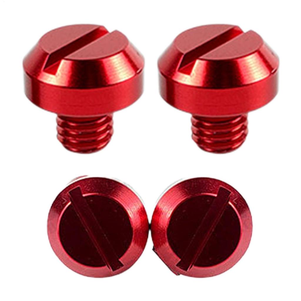 Mirror Hole Cover Cap, Aluminum Colored Mirror Hole Cover Cap, Aluminum Screws for Motorcycle