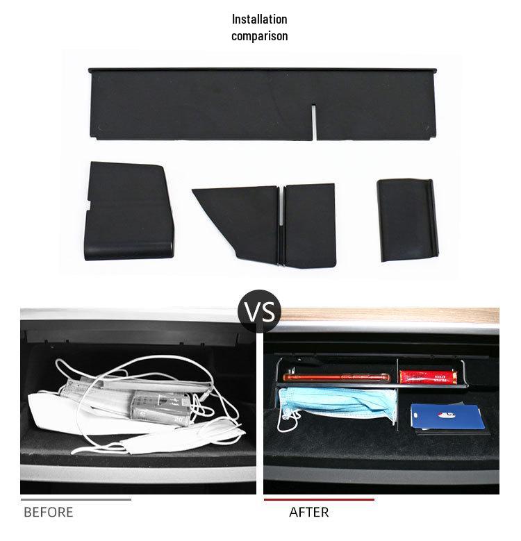 Tesla Model 3/Y 2022 Passenger Glove Box Storage Divider