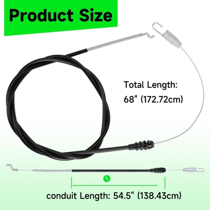 105-1845 Deck Engagement Clutch Cable Replace for 20012 20016 20019 20001 20003 20005 20007 20064 Lawnmower Deck Cable