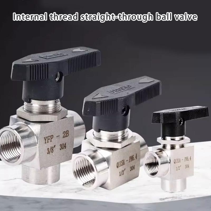 Durability High Temperatures Resistant Stainless Steel Three Way Valves Compacts Design Easy Assembly
