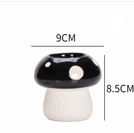 

Креативна керамічна ваза з грибами Декоративні прикраси Ваза для квіткових композицій для вітальні Креативна гідропонна ваза для сухих квітів