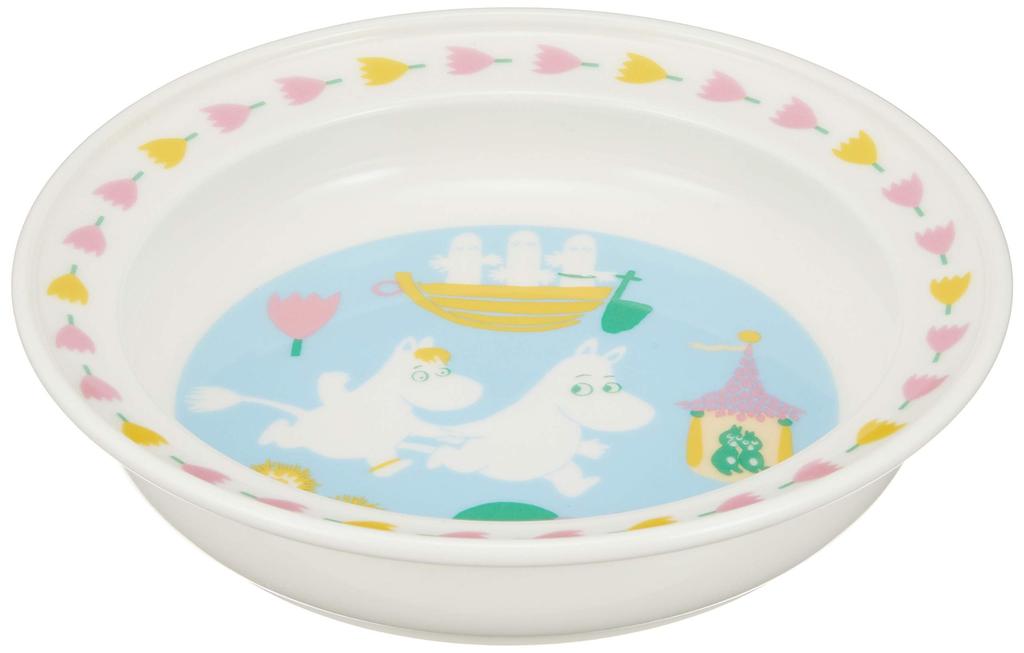 Yamaka Shoten MOOMIN Universal 14cm Microwave Dishwasher Moomin Nordic Day Wedding Made In "Baby & Kids" Plate, Approx. Diameter, & Safe, Merchandise,