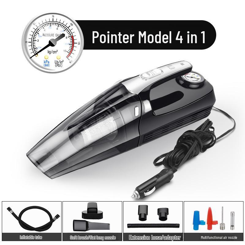 

Беспроводной автомобильный пылесос 4-в-1 и насос для накачивания шин высокой мощности