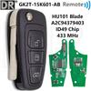 Great ID49 Chip 433MHz A2C94379403 Flip Car Remote Key GK2T-15K601-AB For Ford Transit Custom Tourne Transit 2016-2020