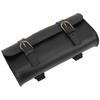PU Leather Bicycle Bag Waterproof Adjustable Straps Scooter Head Bag Multi-Functional Portable Saddle Cycling Bag