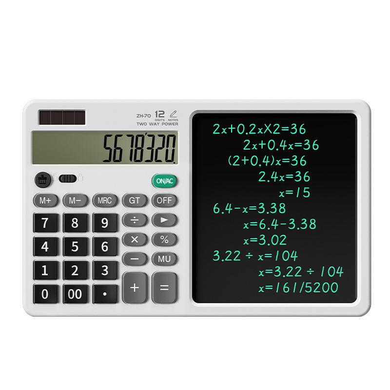 Multifunctional Large Screen Calculator with Handwriting Board for Finance, Office Notes, and Drawing