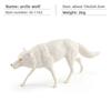 Wolf Arctic Wildlife Pvc Figurine Models For Collectors And Nature Decor Scene